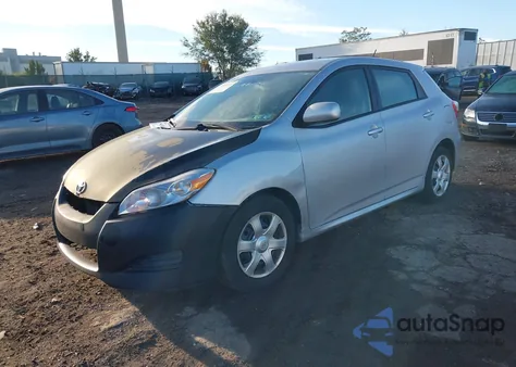 2010 Toyota Matrix z USA, uszkodzony, nr VIN 2T1KU4EE7AC265580